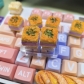 1pc Taro Paste Meat Floss Cake Artisan Clay Food Keycaps ESC MX for Mechanical Gaming Keyboard